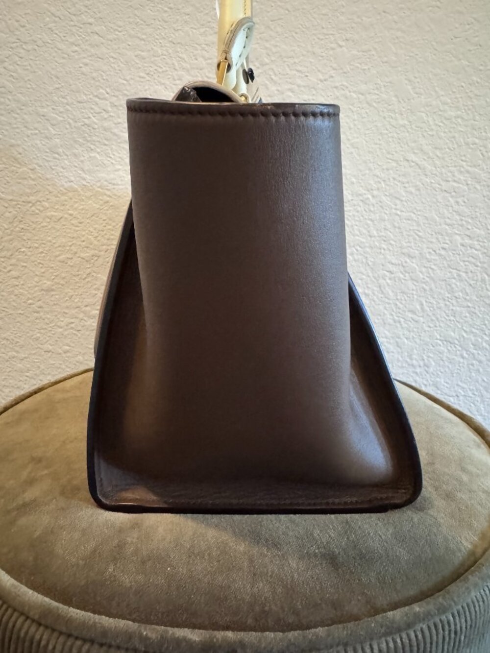 Celine Trapeze Tri-Color Leather Handbag + COA - Picture 6 of 14